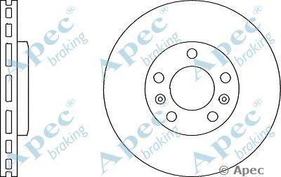 APEC BRAKING dsk3045 -  Тормозной диск